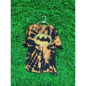Vintage Acid Wash Batman Logo T-shirt, Adult Mens XL, Reworked apparel